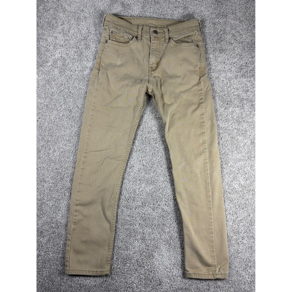 Levi Strauss &‎ Co 510 Mens Tan Skinny Fit Jeans Size 29x30 (29x29 Measured)